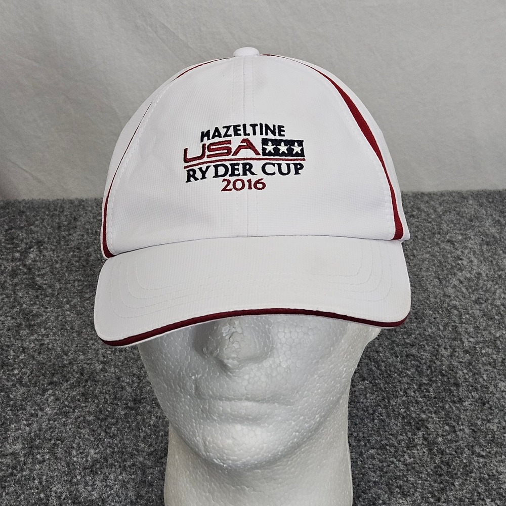 Ryder Cup 2016 Hat Team USA Golf White Cap Hazeltine Chaska Minnesota Golfcore‎